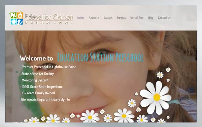 Preschool Responsive Web Design – Mobile Website